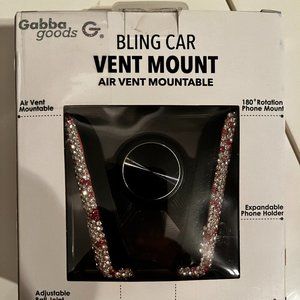 Bling Car Mount (Pink an dWhite Crystals‎ / Car Vent Mount (new) (home/x)